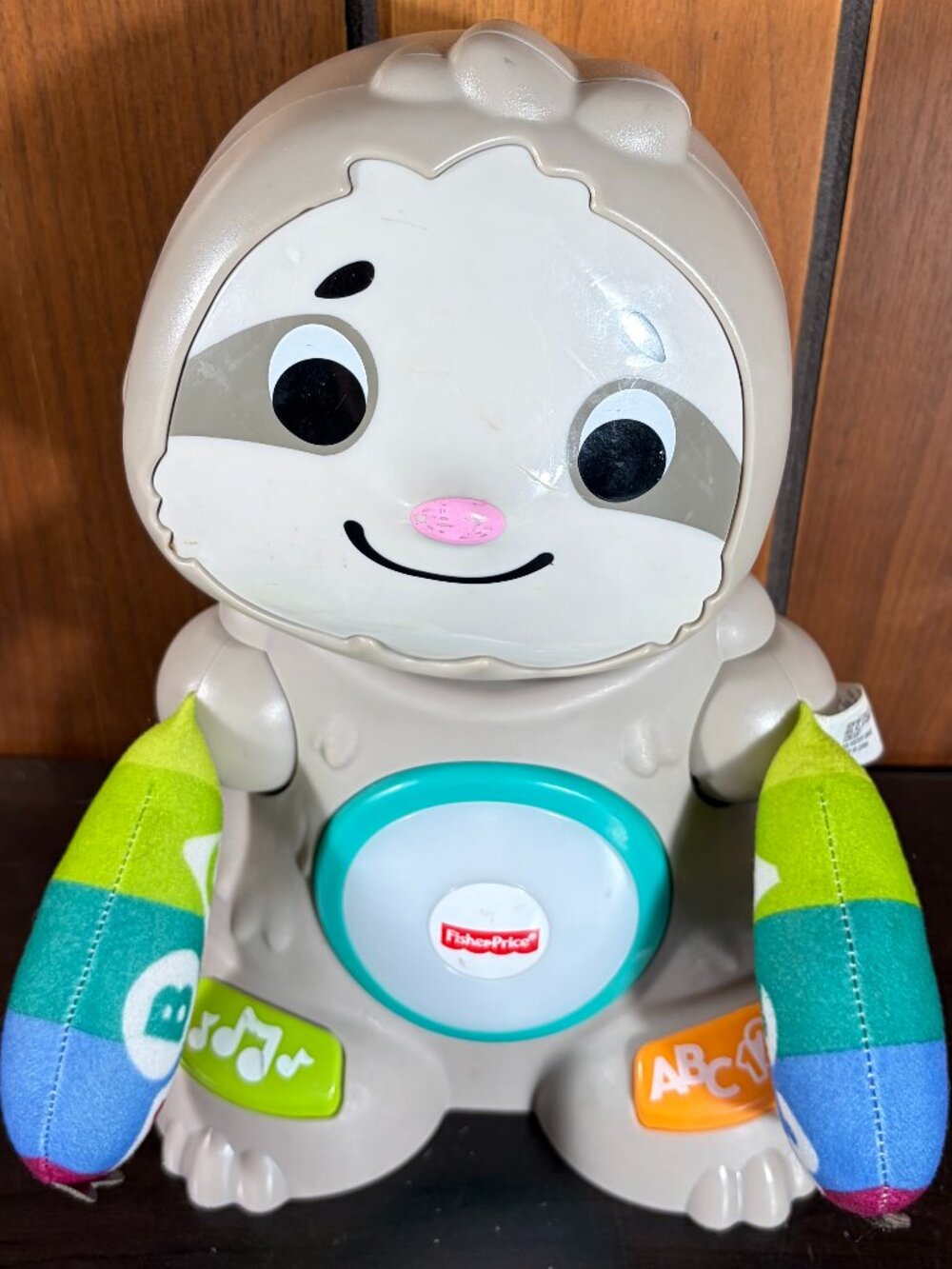 Fisher-Price Linkimals Smooth Moves Sloth with Interactive Music Works Great EUC